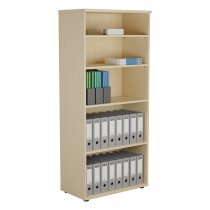 Essential Wooden Bookcase | 1800mm High | Maple