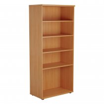 Essential Wooden Bookcase | 1800mm High | Beech