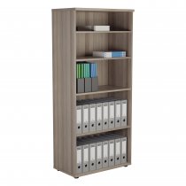 Essential Wooden Bookcase | 1800mm High | Grey Oak