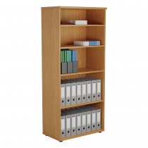 Essential Wooden Bookcase | 1800mm High | Nova Oak