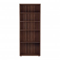 Essential Wooden Bookcase | 2000mm High | Dark Walnut