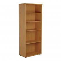 Essential Wooden Bookcase | 2000mm High | Nova Oak