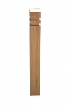 Wooden Eco Bollard | Larch | 140 x 140 x 1200mm | Seaton
