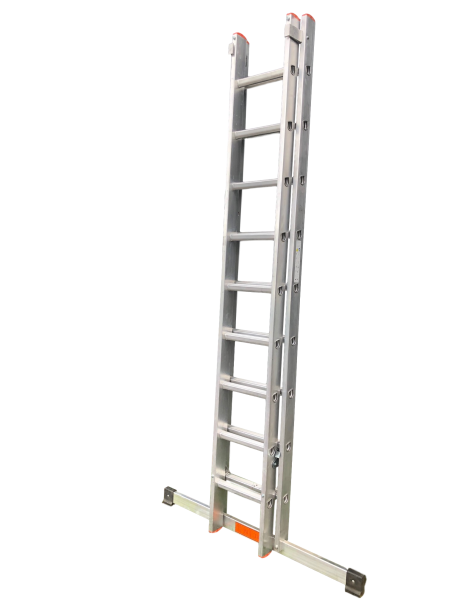 Double Extension Ladder | Closed Height 2.5m | Extended Height 4m | TuFF Ladder