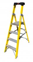Fibreglass Platform Steps | Platform Height 2380mm | Professional Ladder