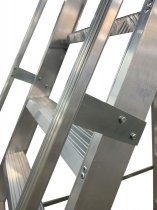 Aluminium Wide Platform Steps | Platform Height 1m | Professional Ladder