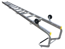 Double Section Roof Ladder | Closed Length 4.1m | Extended Length 6.6m | Professional Ladder