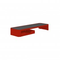 Monitor Stand | Large | 750mm Width | Cardinal Red | Bisley Platform