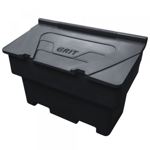 Large Stacking Grit Bin | 200 Litre | Bin Only | Recycled Black