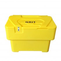 Large Stacking Grit Bin | 115 Litre | Bin Only | Hasp & Staple Lock | Yellow