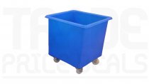 Mobile Tapered Truck | Blue | No Lid | Food Approved Polyethylene | 72 Ltr | 465 x 465 x 510mm