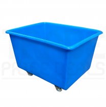 Mobile Tapered Truck | Blue | No Lid | Food Approved Polyethylene | 270 Ltr | 925 x 720 x 610mm