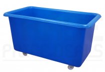 Mobile Tapered Truck | Blue | No Lid | Food Approved Polyethylene | 455 Ltr | 1400 x 770 x 785mm