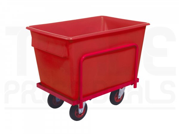 Container Truck | Red | 860 x 730 x 1020mm | 370 Ltr | No Lid | Drainage Tap