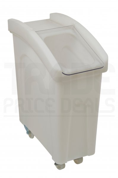 Ingredients Truck | 730 x 295 x 580mm | White | 65 Ltr | Polycarbonate Lid