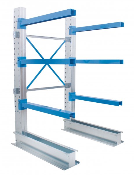 Cantilever Racking | Single Sided Starter Bay | 1976h x 1500w | 1000mm Arms | Max Load 3200kg