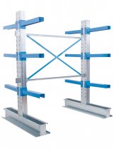 Cantilever Racking | Double Sided Starter Bay | 1976h x 1000w | 800mm Arms | Max Load 7600kg