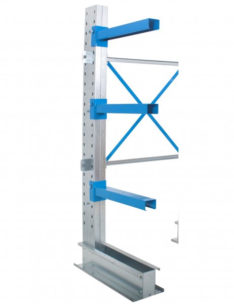 Cantilever Racking | Single Sided Extension Bay | 2432h x 1000w | 1000mm Arms | Max Load 1600kg