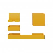 Hanging Steel Storage Set | Compatible with Bisley Hideaway and Platform | Golden Sunflower Yellow