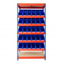 Kanban Sloping Shelving | 1830h x 915w x 610d mm | 5 Sloping Shelves | 60 Picking Bins