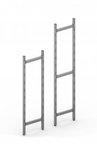 Express Aluminium Shelving | 1700h x 1070w x 525d mm | 4 Levels | 250kg Max Weight per Shelf | Eko Fit