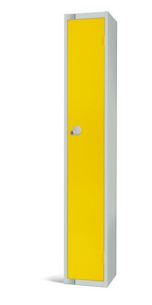 Standard Locker | 1 Door | 1800 x 300 x 300mm | Yellow