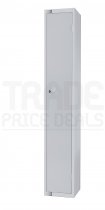 Standard Locker | 1 Door | 1800 x 300 x 300mm | Mid Grey