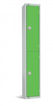 Standard Locker | 2 Doors | 1800 x 300 x 300mm | Green