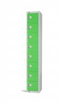 Standard Locker | 8 Doors | 1800 x 300 x 300mm | Green