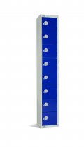 Standard Locker | 8 Doors | 1800 x 300 x 300mm | Blue