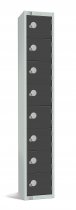 Standard Locker | 8 Doors | 1800 x 300 x 300mm | Dark Grey