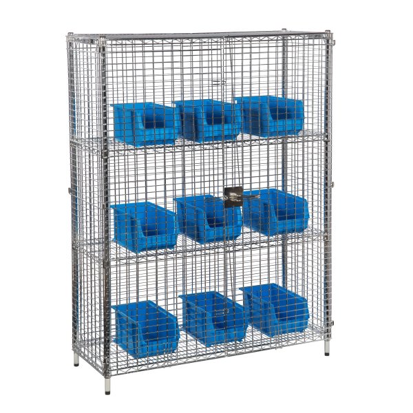 Chrome Wire Security Cage | Static | 1625 x 1220 x 460mm | 5 Levels | Eclipse®