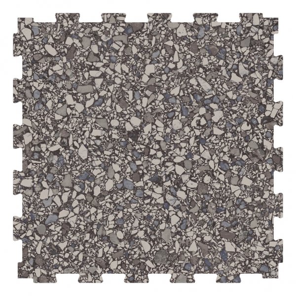Urban PVC Floor Tiles | 1m² | 3 Tiles | Grey Terrazzo Design