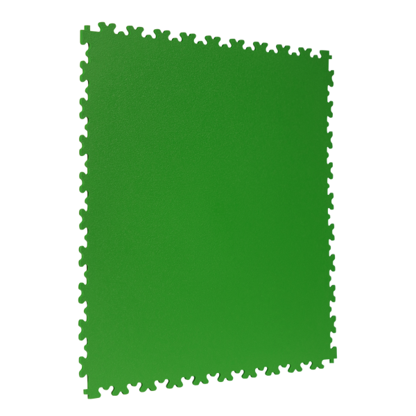Interlocking Gym Floor Tiles | 1m² | 4 Tiles | Textured | Green | 7mm Thick