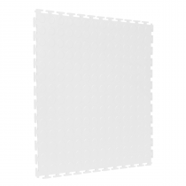 Interlocking Gym Floor Tiles | 1m² | 4 Tiles | Studded | White | 7mm Thick