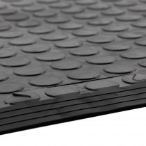 Everyday Vinyl Floor Tile | Bubble Design | Black | 470 x 470mm | 12mm Thick