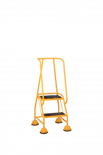 Classic Safety Steps | Platform Height 508mm | Ribbed Treads | Yellow | Steptek